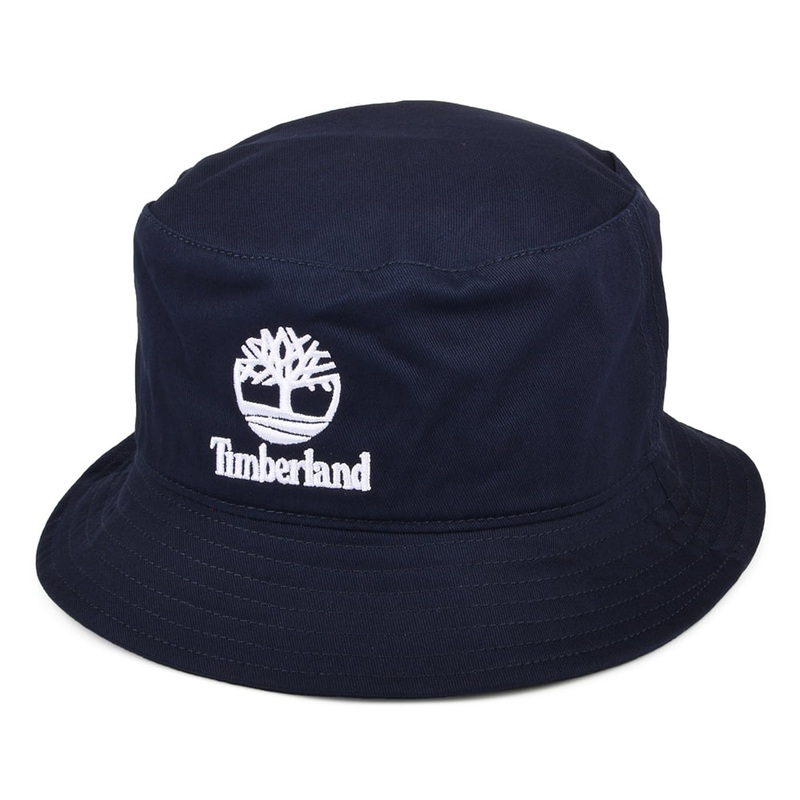 Timberland Hats Youth Culture Cotton Twill Bucket Hat – Navy Blue Small/Medium