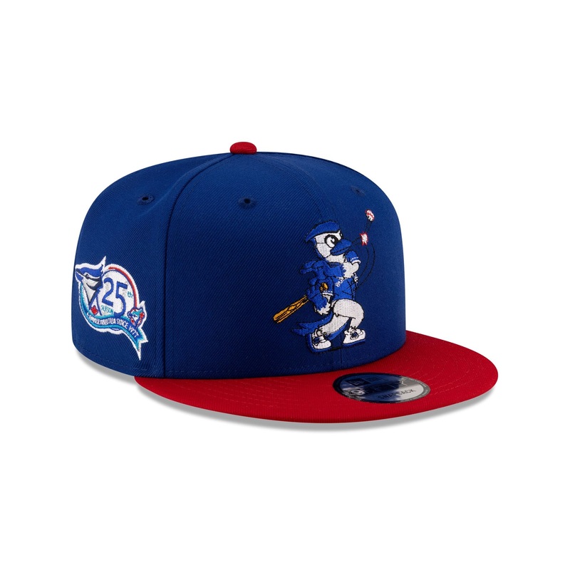 Toronto Blue Jays Mascot Blue 9FIFTY Snapback Hat One Size