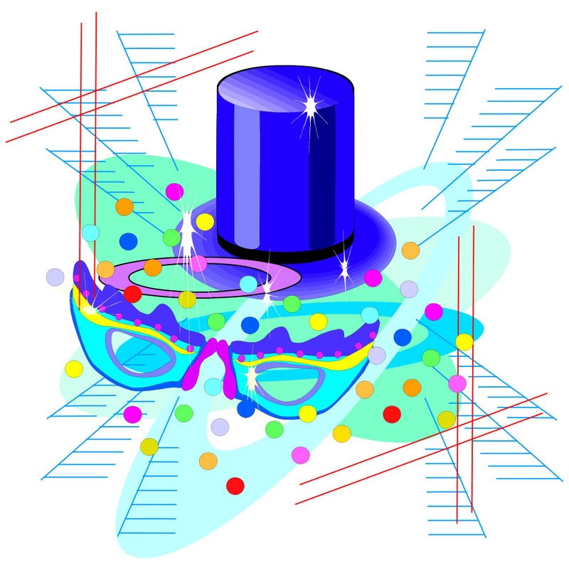 Vapor Wave Mardi Gras Vibes Design Default Title One Size