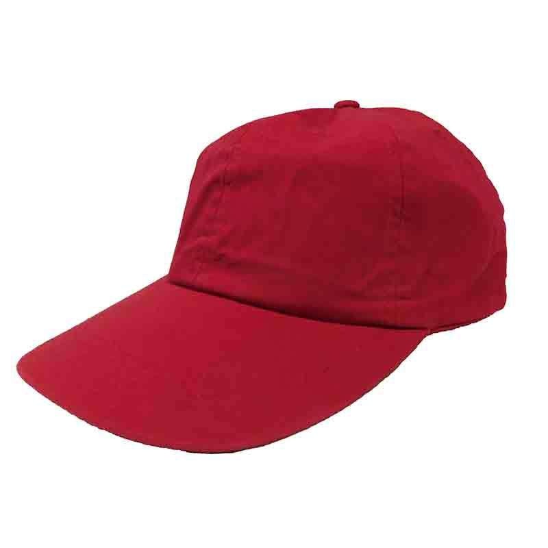 Washed Cotton Baseball Cap Maroon