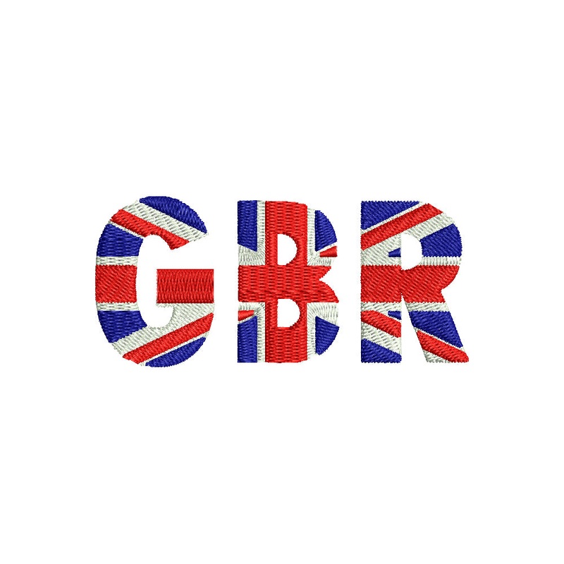 Words of United Kingdom GBR Flag Default Title One Size