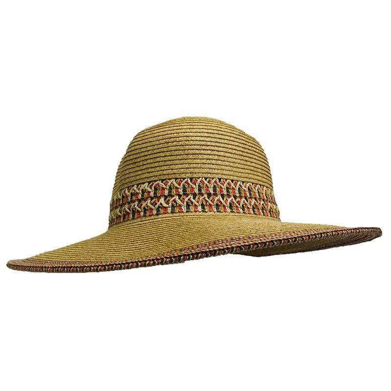 Woven Band Sun Hat Aqua