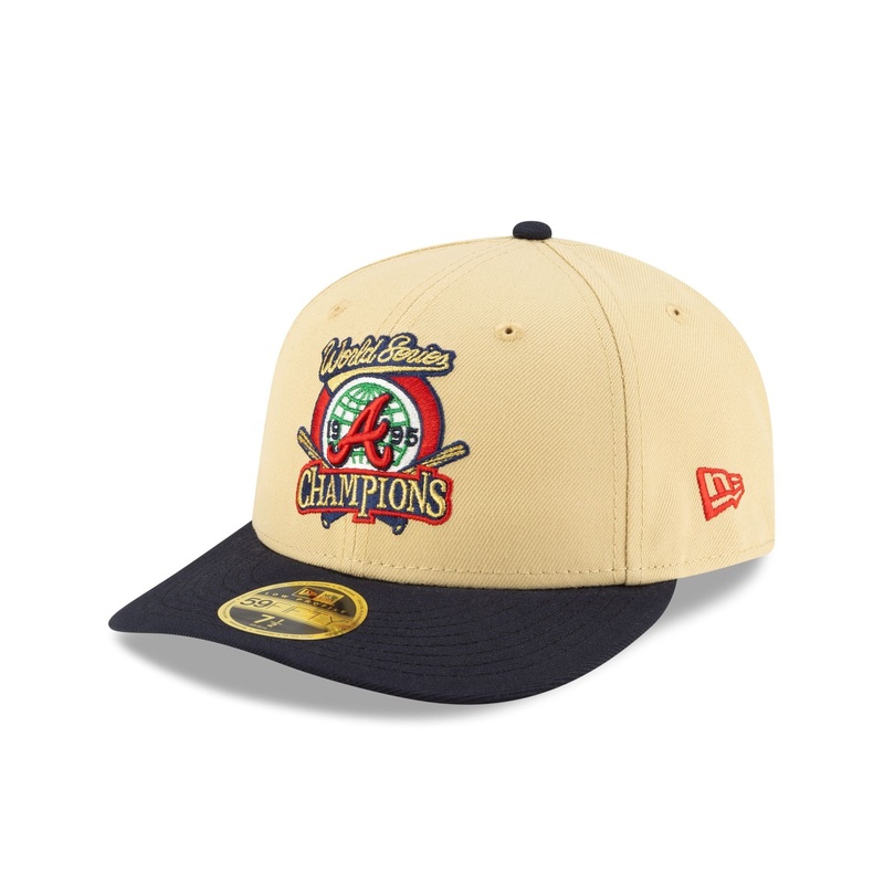 Atlanta Braves World Series Low Profile 59FIFTY Fitted Hat 7