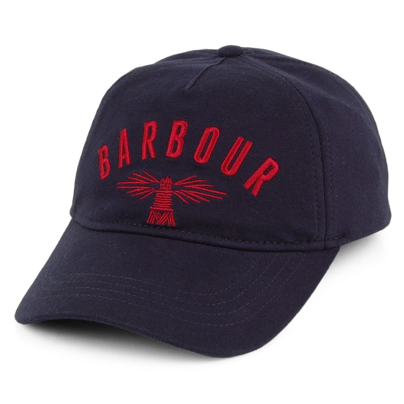 Barbour Hats Hartland Baseball Cap – Navy Blue Adjustable