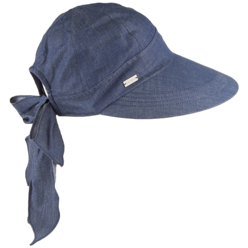 Betmar Hats Cotton Face Framer – Denim 1-Size
