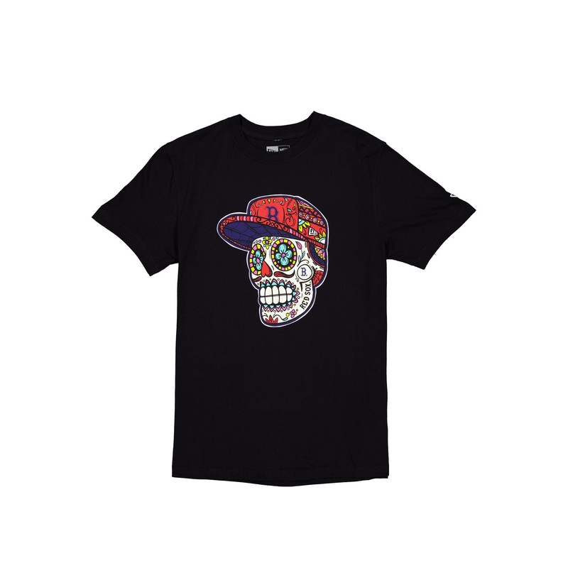 Boston Red Sox Sugar Skull T-Shirt S