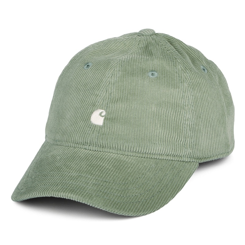 Carhartt WIP Hats Harlem Corduroy Baseball Cap – Sage Adjustable