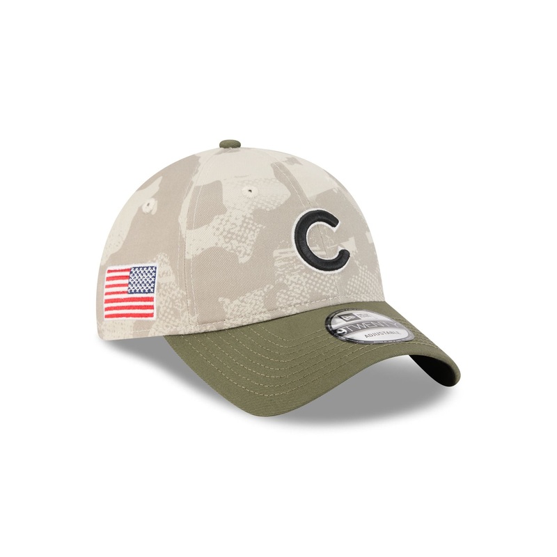 Chicago Cubs Armed Forces Day 2025 9TWENTY Adjustable Hat One Size