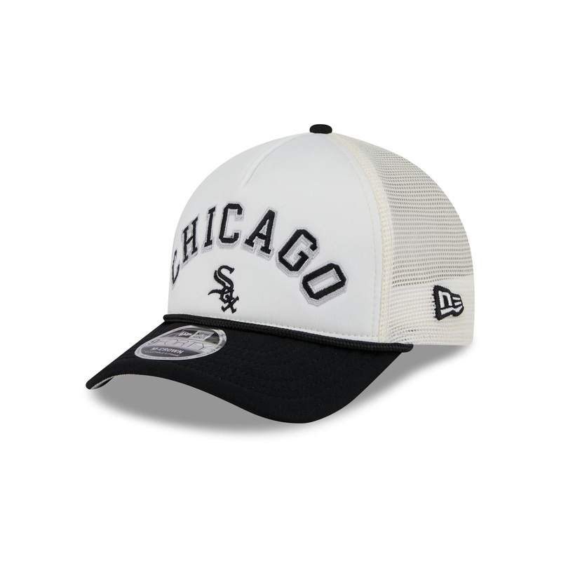 Chicago White Sox Chrome Arch 9FORTY M-Crown A-Frame Trucker Hat One Size