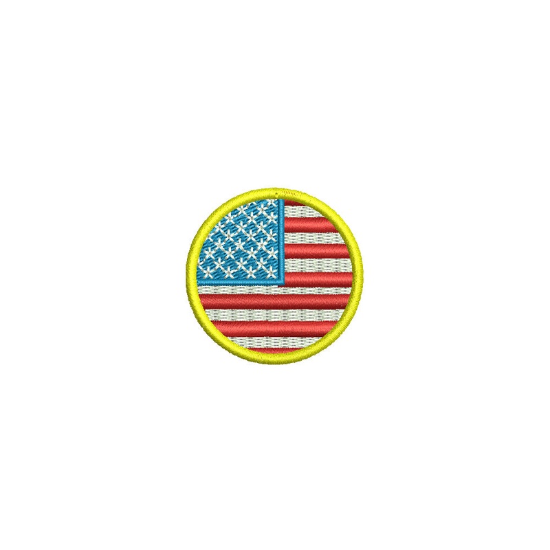Circle American Flag Default Title One Size