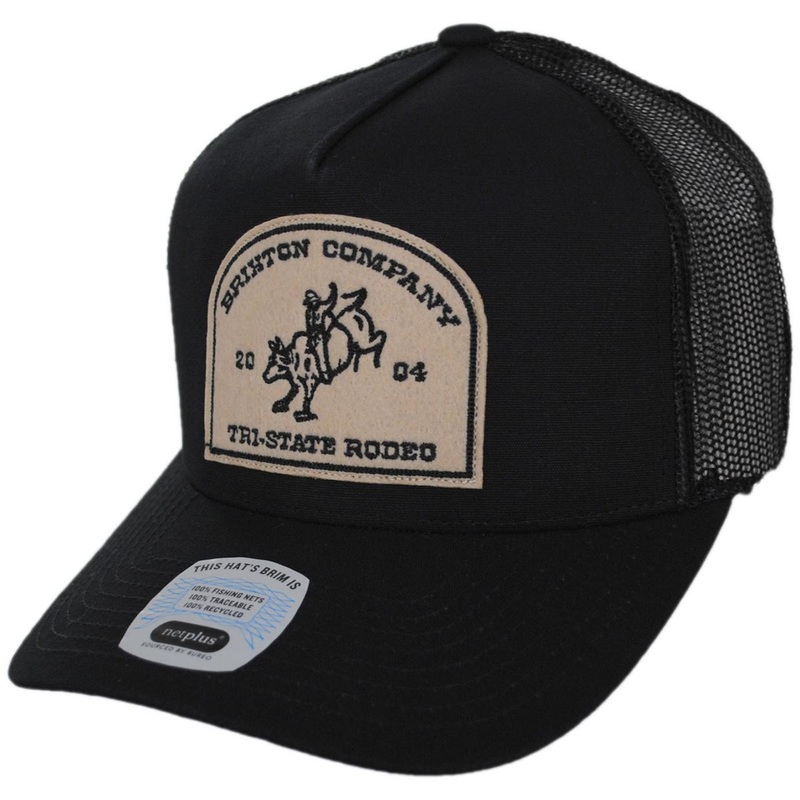Danforth MP Trucker Snapback Baseball Cap BLACK/BLACK ADJUSTABLE