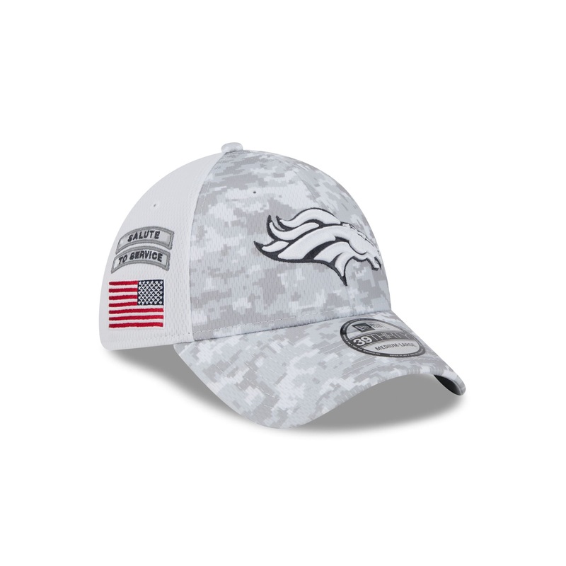 Denver Broncos 2024 Salute to Service 39THIRTY Stretch Fit Hat S/M