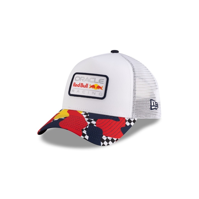 Oracle Red Bull Racing Abstract 9FORTY A-Frame Trucker Hat One Size