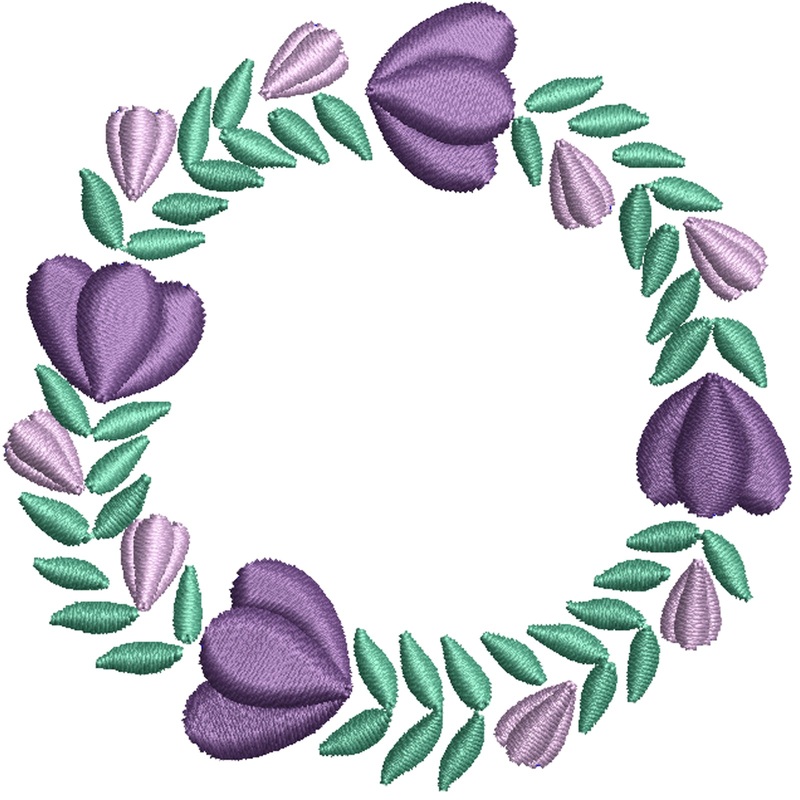 Purple Wreath Purple Wreath One Size