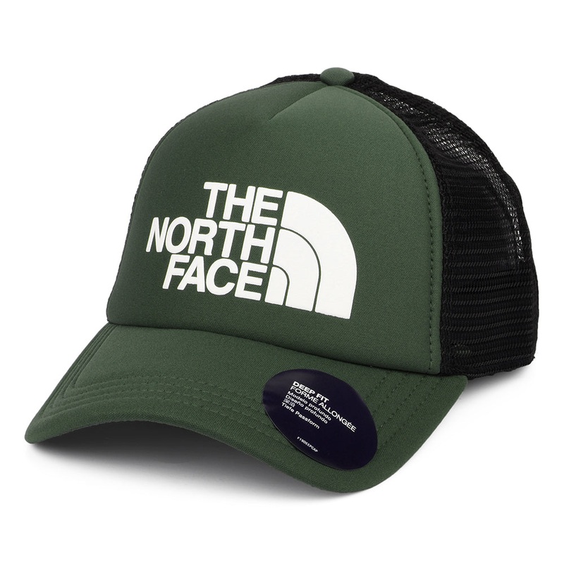 The North Face Hats TNF Logo Deep Fit Trucker Cap – Thyme Adjustable