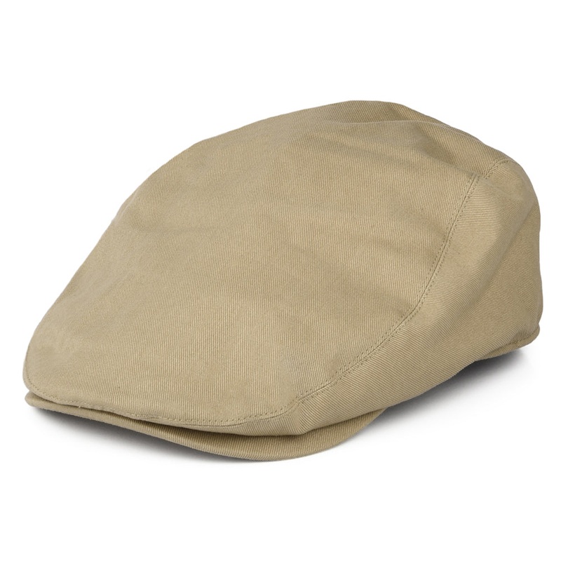 Barbour Hats Finnean Cotton Flat Cap – Sand S