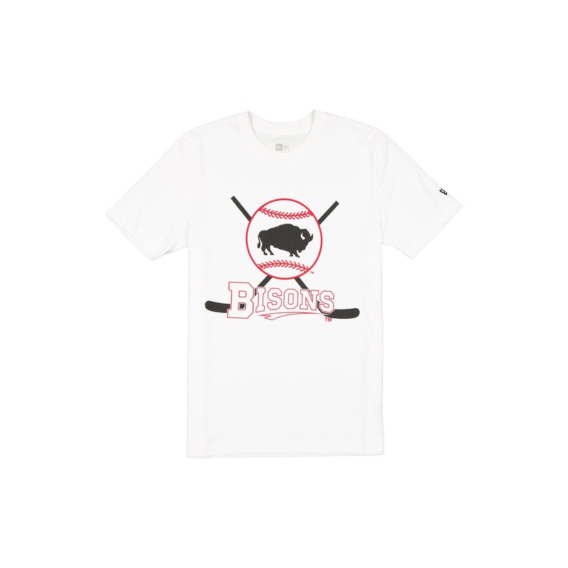 Buffalo Bisons Theme Night Hockey White T-Shirt S