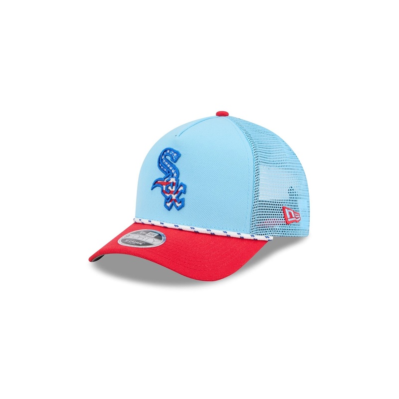 Chicago White Sox Independence Day 2025 Kids 9FORTY M-Crown A-Frame Trucker Hat Youth