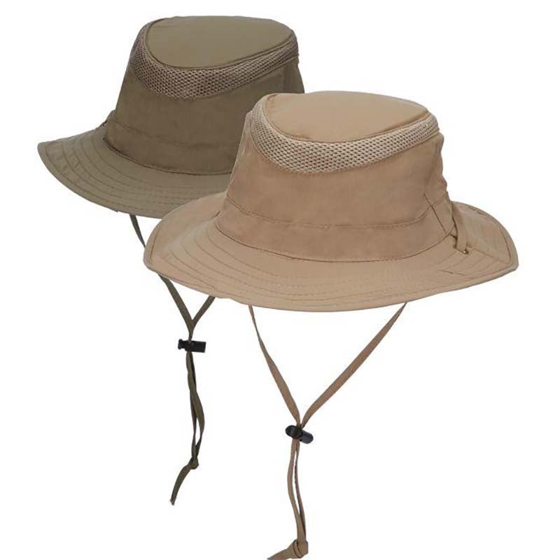 DPC Global Microfiber Boonie Hat with Mesh Vent Olive Medium (57 cm)