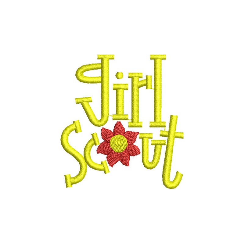 Girls Scout with Flower Default Title One Size