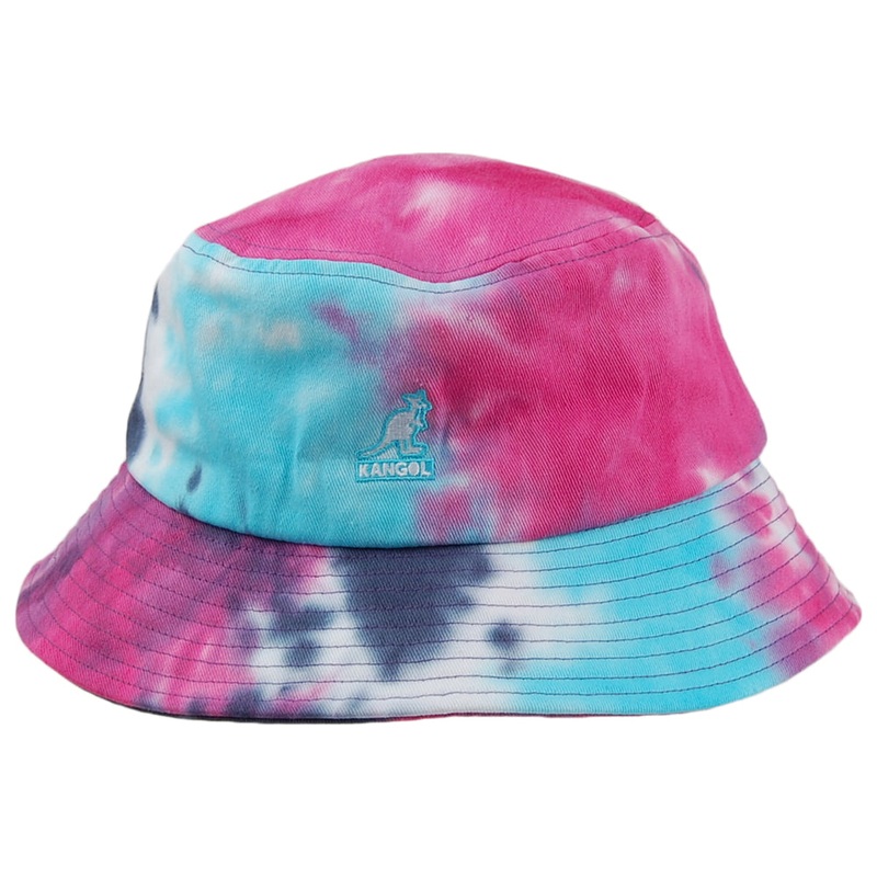 Kangol Tie Dye Bucket Hat – Blue-Pink S