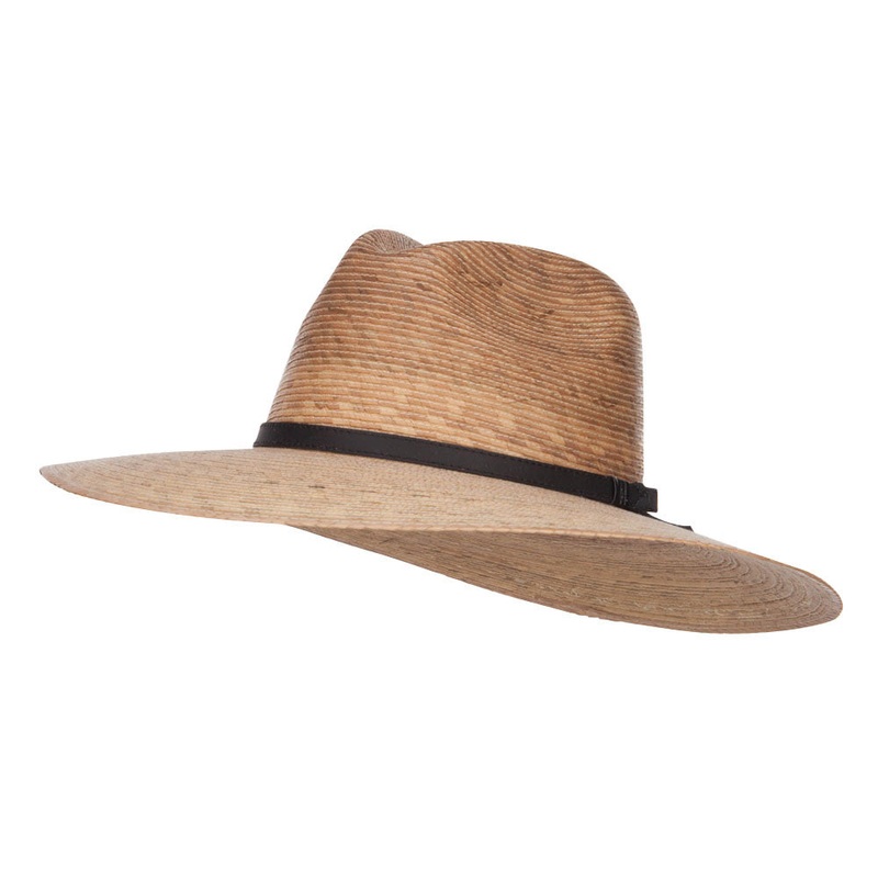 Men’s Palm Braid Safari Hat Dk Palm M