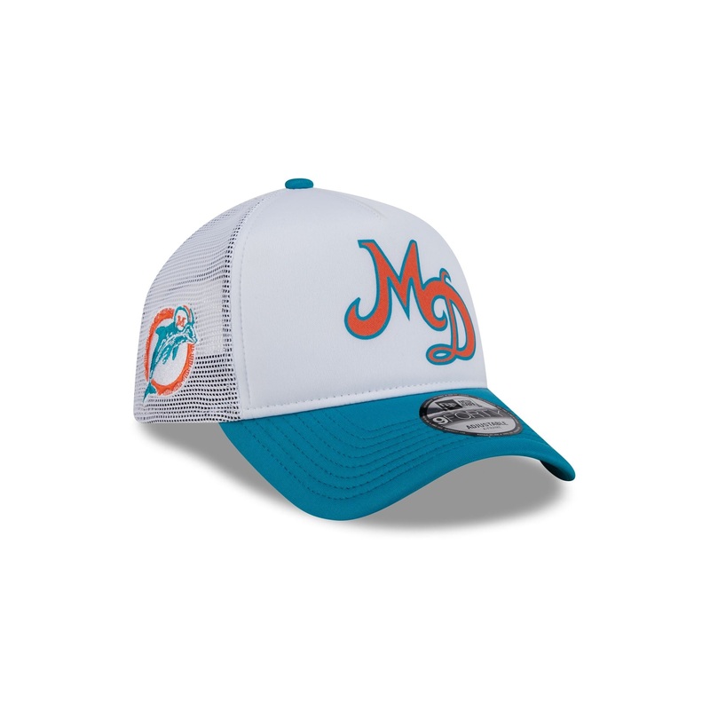Miami Dolphins City Originals 9FORTY A-Frame Snapback Hat One Size