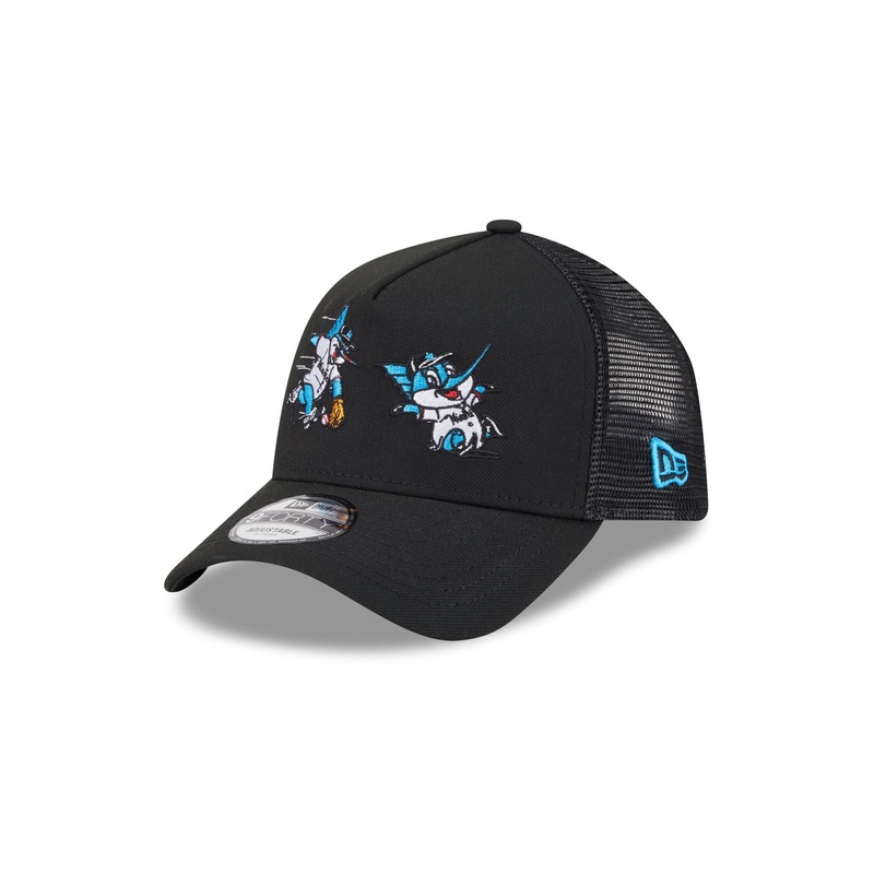 Miami Marlins Generation Mascots 9FORTY A-Frame Trucker Hat One Size