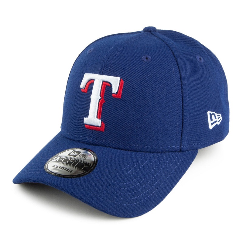 New Era 9FORTY Texas Rangers Baseball Cap – MLB The League – Blue Adjustable