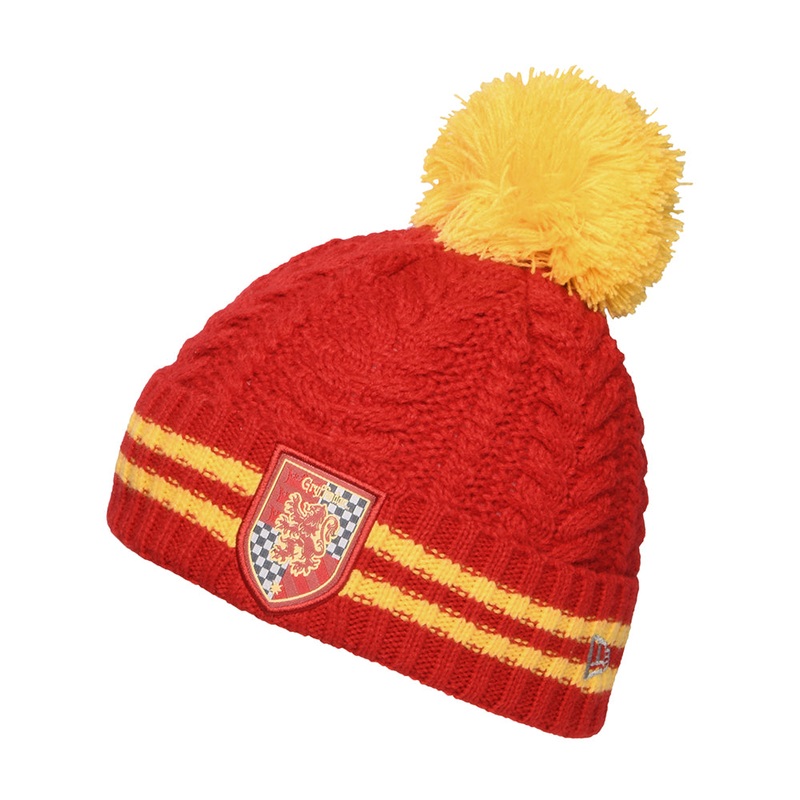 New Era Kids Gryffindor Bobble Hat – Harry Potter – Red Youth 1-Size