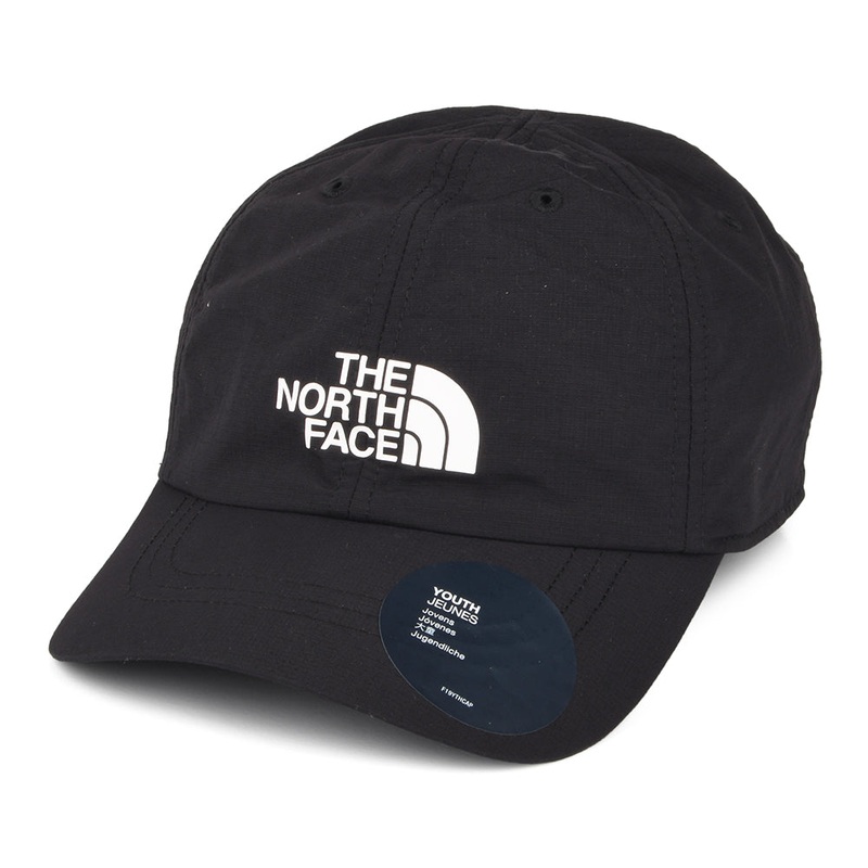 The North Face Hats Kids Horizon Recycled Baseball Cap – Black-White CHILD ADJ.