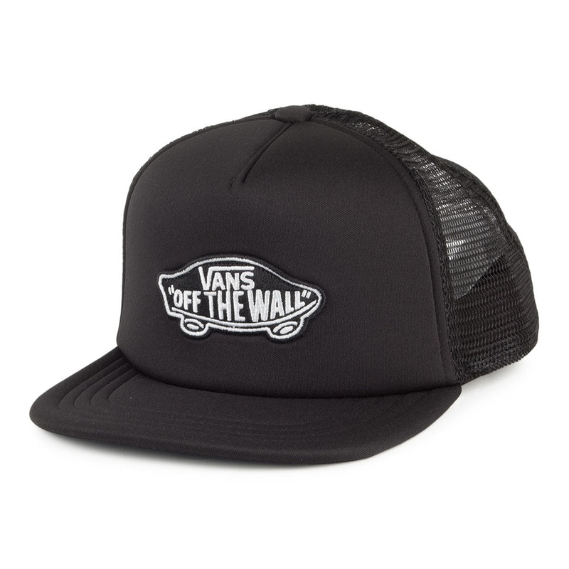 Vans Hats Kids Classic Patch Trucker Cap – Black Adjustable
