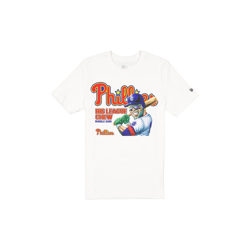 Big League Chew x Philadelphia Phillies White T-Shirt S