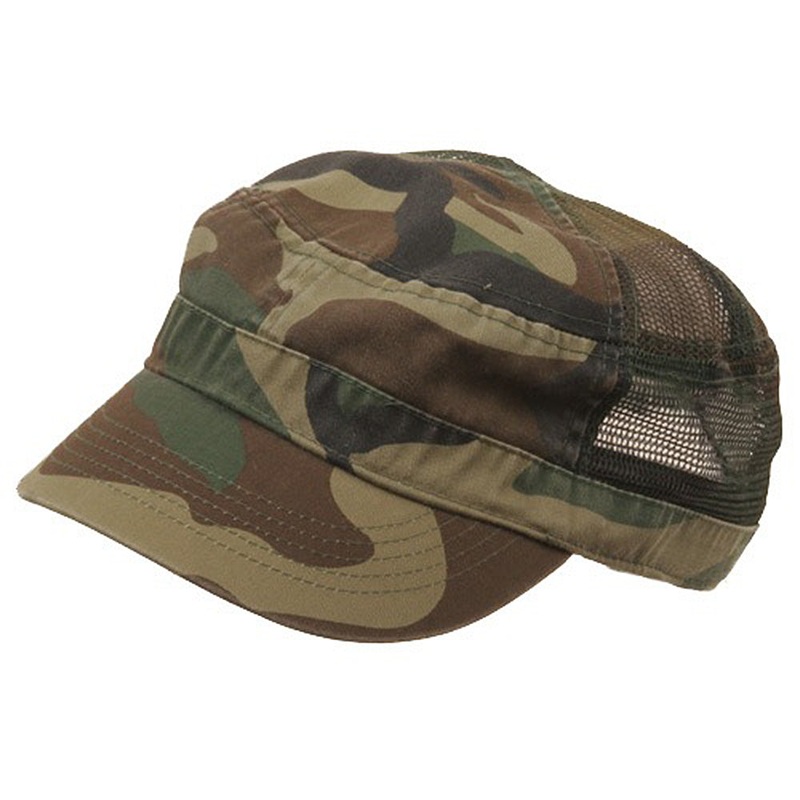 Enzyme Mesh Army Cap Olive One Size