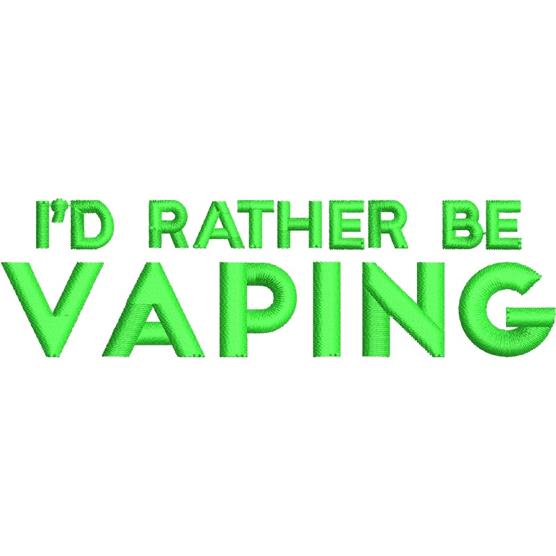 I’d Rather Be Vaping Default Title One Size