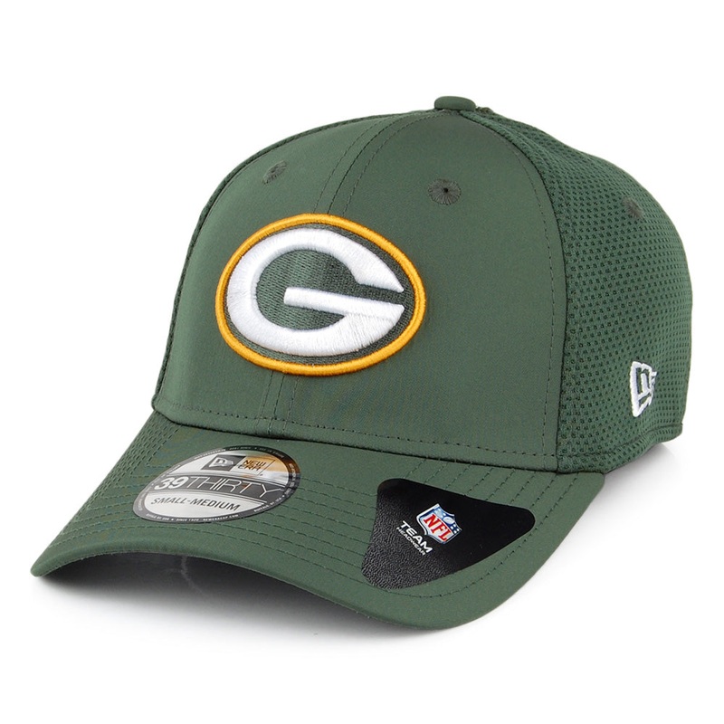 New Era 39THIRTY Green Bay Packers Baseball Cap – NFL Featherweight – Green Small/Medium