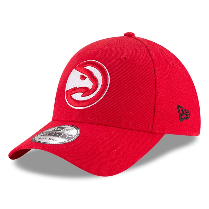 New Era 9FORTY Atlanta Hawks Baseball Cap – NBA The League – Red Adjustable