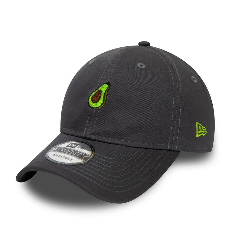 New Era 9TWENTY Avocado Baseball Cap – Food Icon – Graphite Adjustable