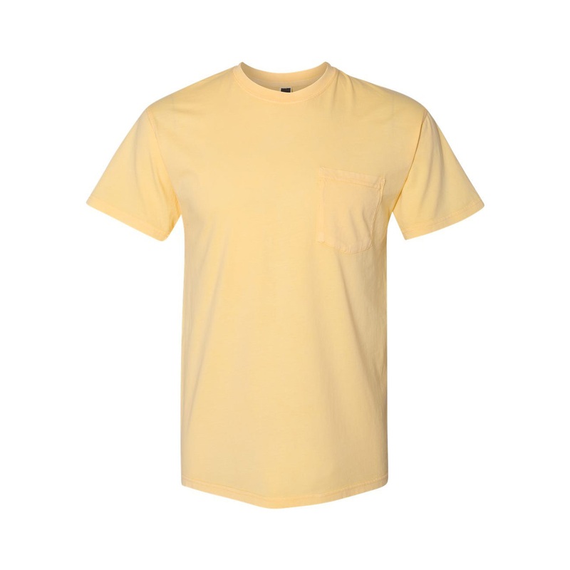 Next Level 7415 Unisex Inspired Dye Pocket T-Shirt Blonde XS