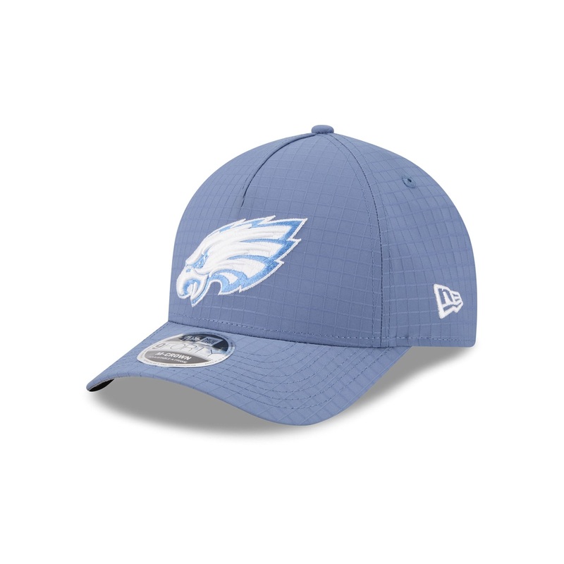 Philadelphia Eagles Blue Ripstop 9FORTY M-Crown A-Frame Snapback Hat One Size