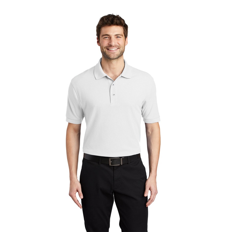 Port Authority K500 Silk Touch Polo – White White XS