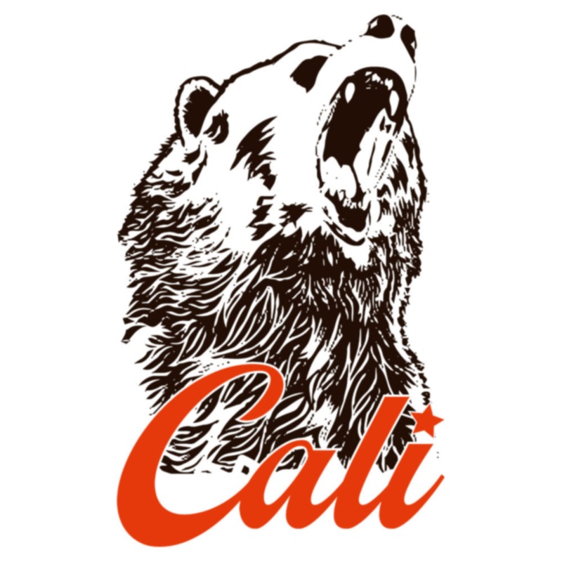 Red Cali Bear Default Title One Size