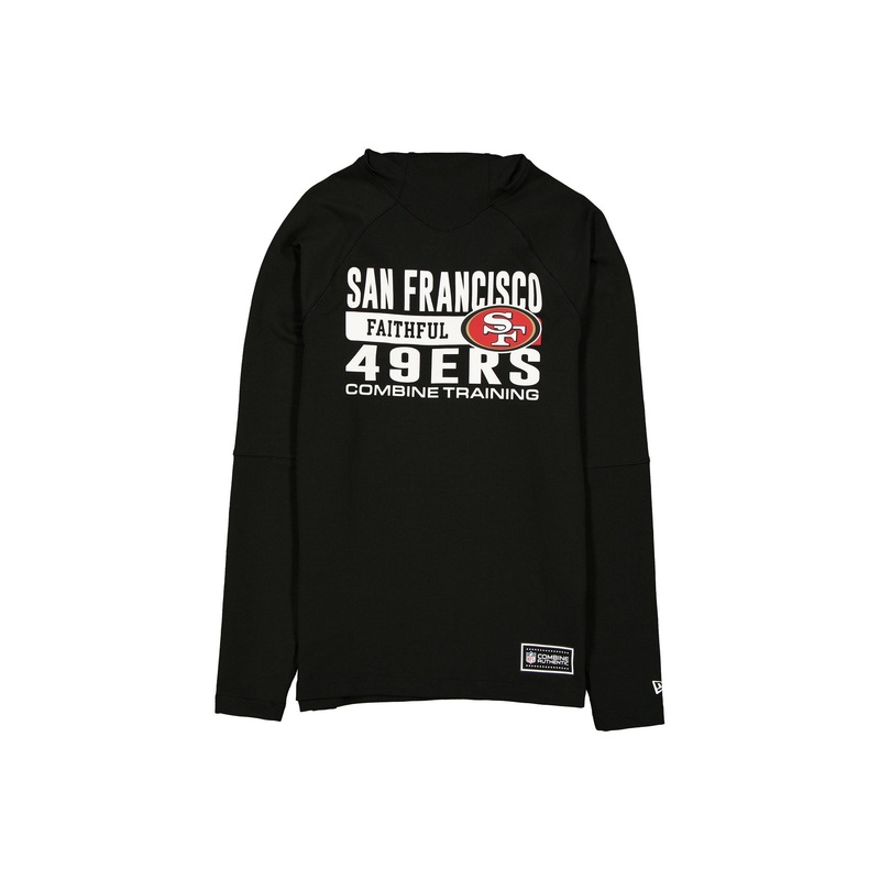 San Francisco 49ers 2025 Functional Fandom Black Balaclava Hoodie S