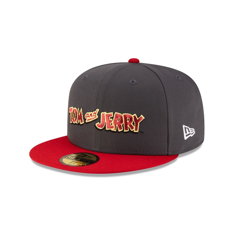 Tom and Jerry Graphite Scarlet 59FIFTY Fitted Hat 7