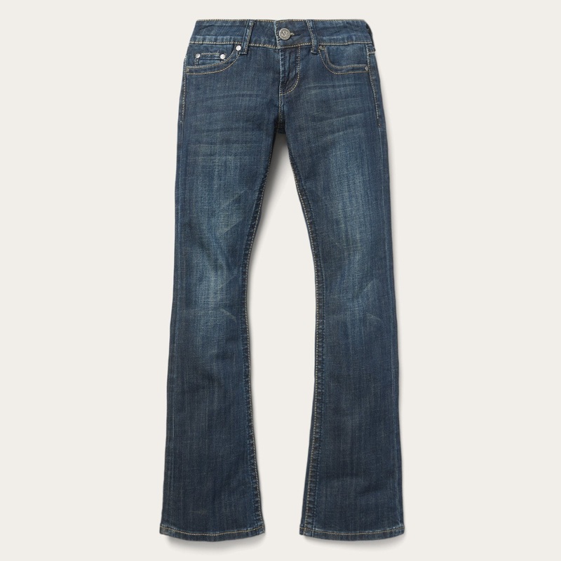 818 Bootcut Jean With “S” Back Pocket Blue 0