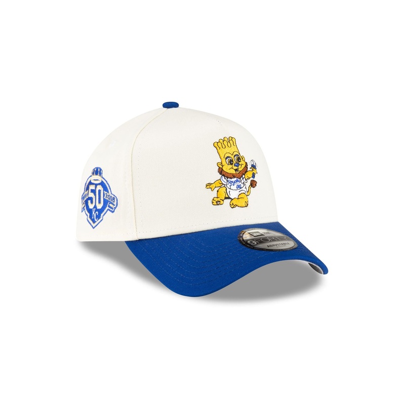 Kansas City Royals Mini Mascot 9FORTY A-Frame Snapback Hat One Size