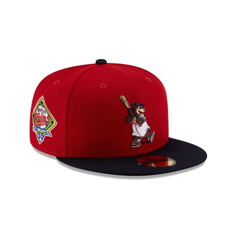 Minnesota Twins Mascot Red 59FIFTY Fitted Hat 7