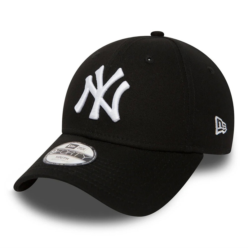New Era Kids 9FORTY New York Yankees Baseball Cap – MLB League Essential – Black CHILD ADJ.