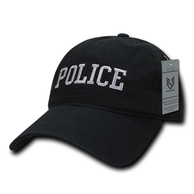 Police Hat Relaxed Baseball Cap Officer Cop Law Enforcement – Rapid Dominance S78 Black