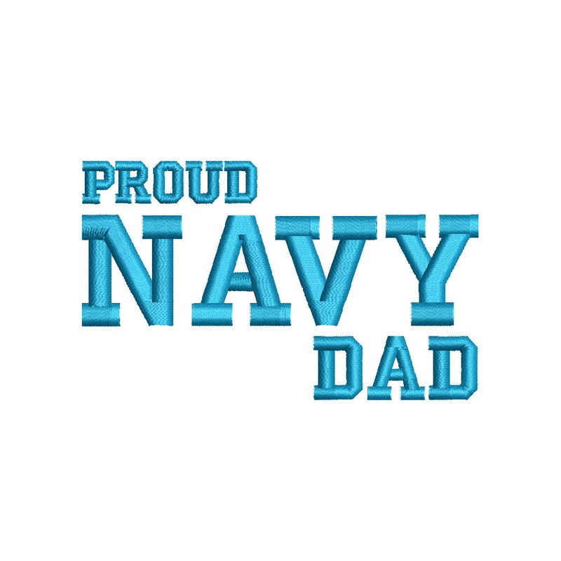 Proud Navy Dad Default Title One Size